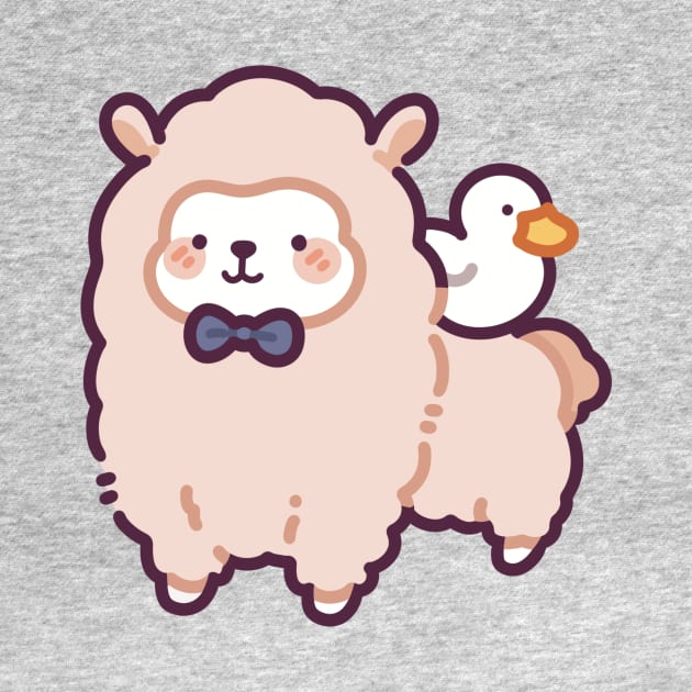 Alpaca Lover Duck by Meil Can